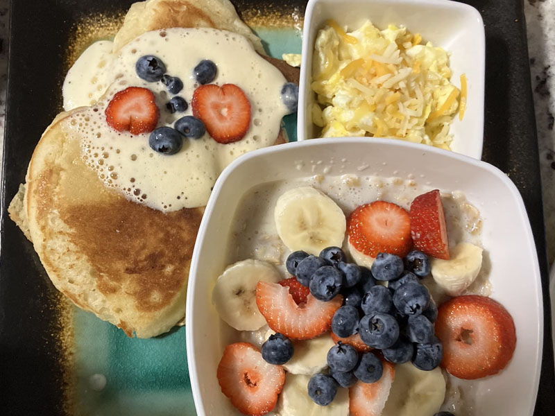 Residents enjoying a group activity